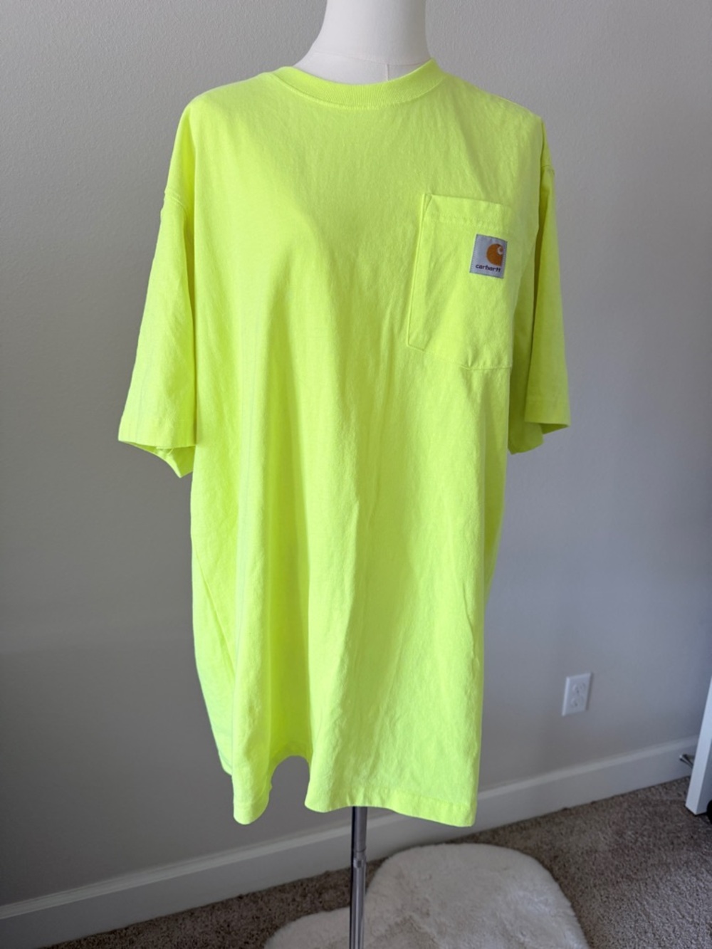 Carhartt High-Visibility Neon Yellow Pocket Tee